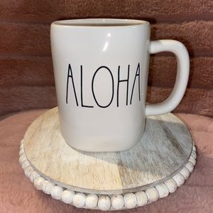 Rae Dunn aloha double sided mug